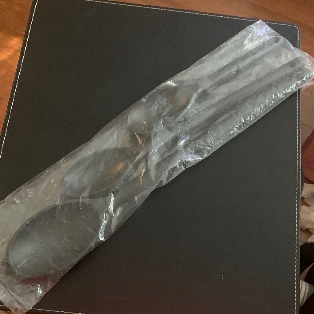 Epicure Black Kitchen Spoon Set in Packaging